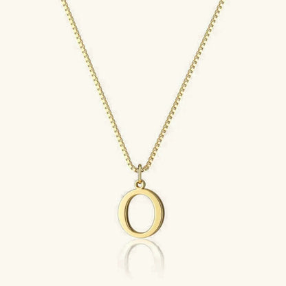 [Royal&Vicky]Therese Letter Initial Gold Necklace