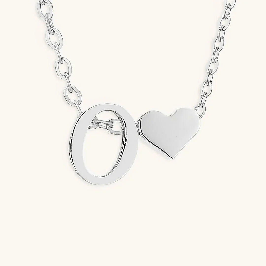 [Royal&Vicky]Ria Initial Letter Gold Necklace