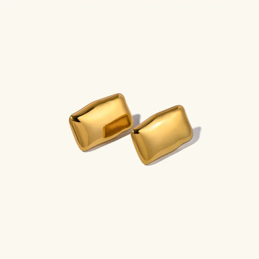 [Royal&Vicky]Olive Gold-Ohrringe