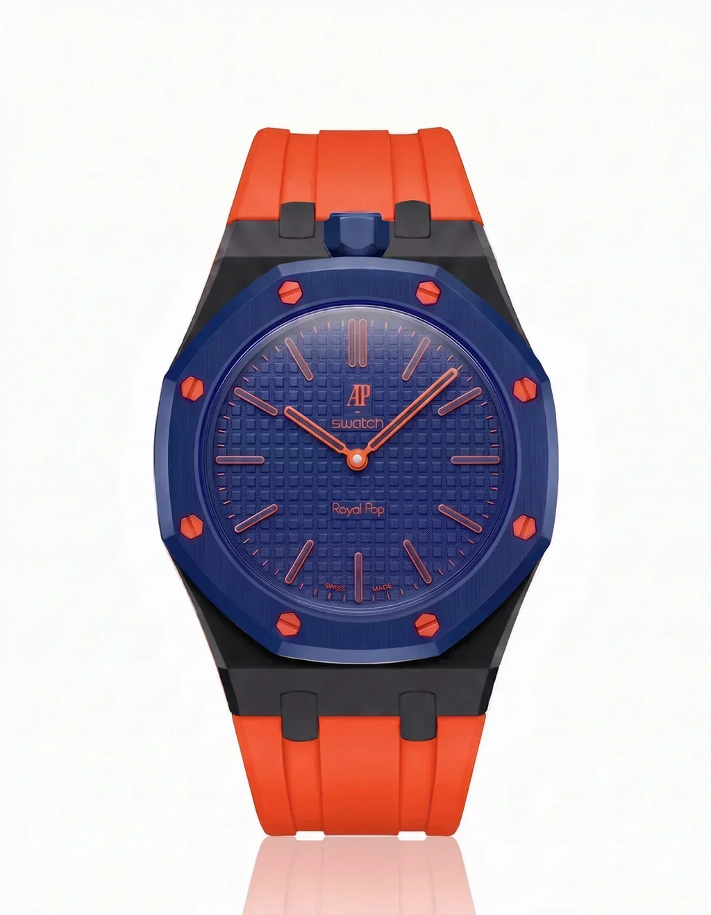 Silicone Strap & Case  Royal Pop Orenji Hachi(Customize  Colors)