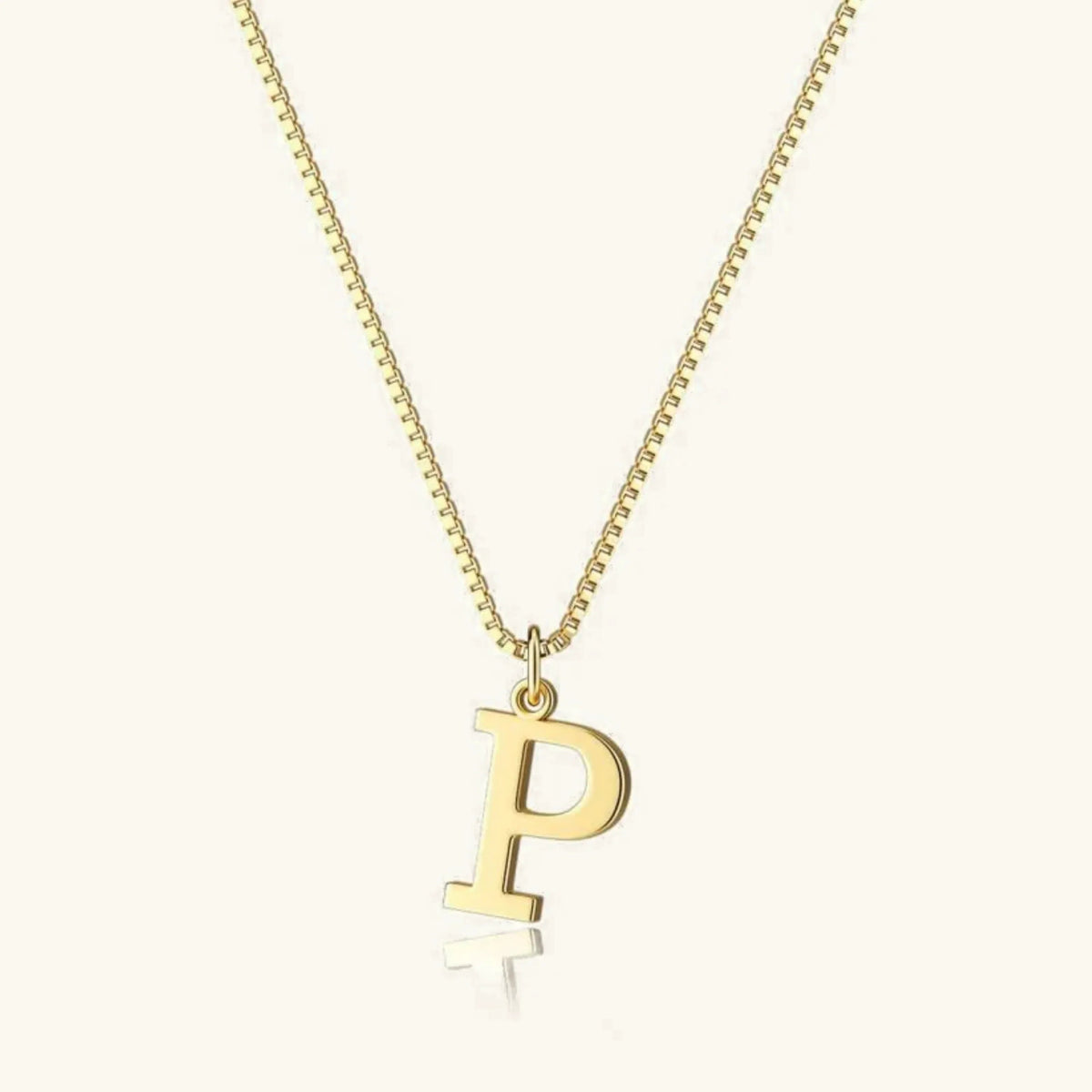 [Royal&Vicky]Therese Letter Initial Gold Necklace