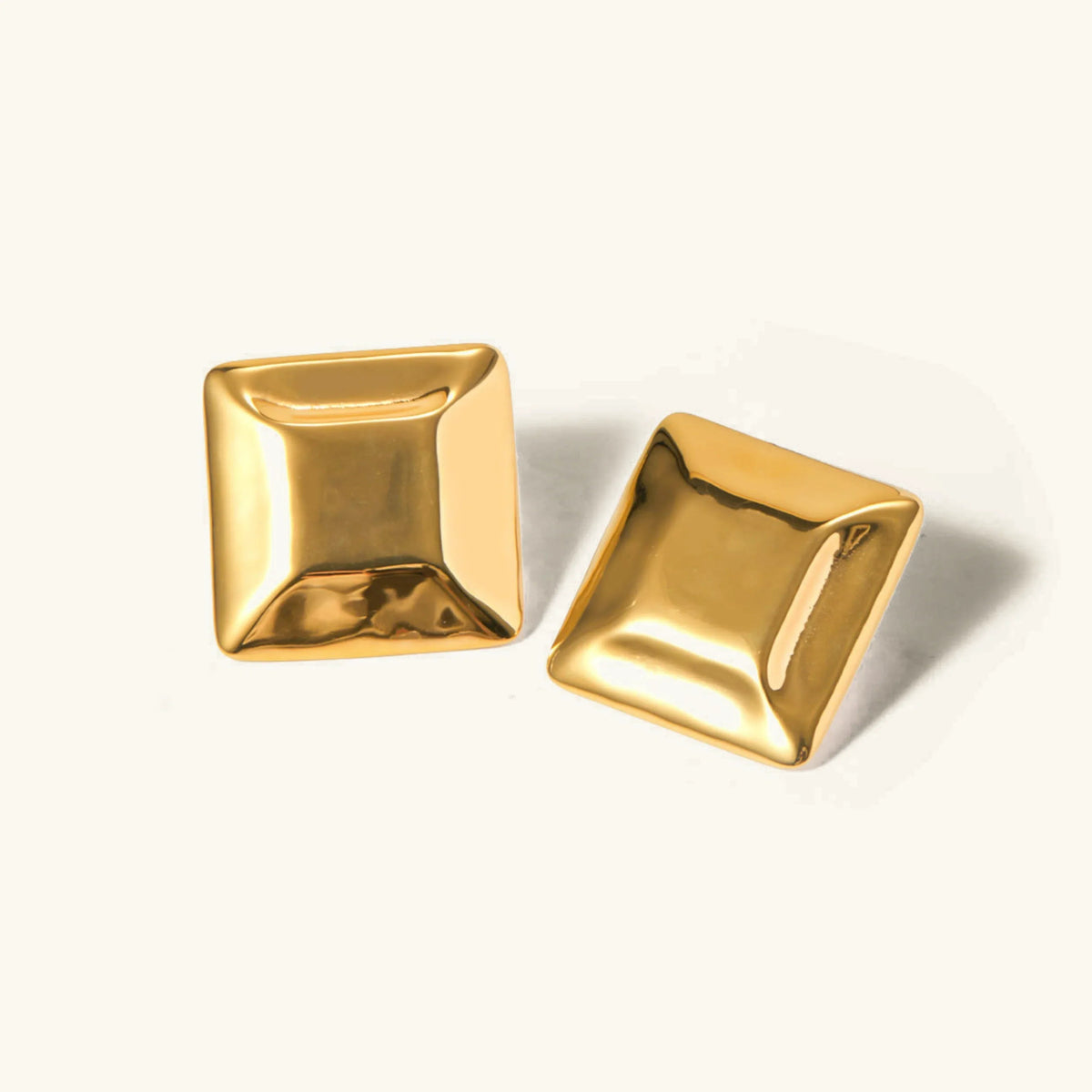 [Royal&Vicky]Fischer Chunky Pillow Earrings
