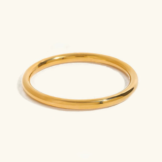 [Royal&Vicky]Lina Smooth Gold Bangle