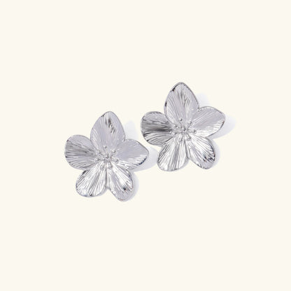 [Royal&Vicky]Allysa Blumen-Ohrringe in Gold