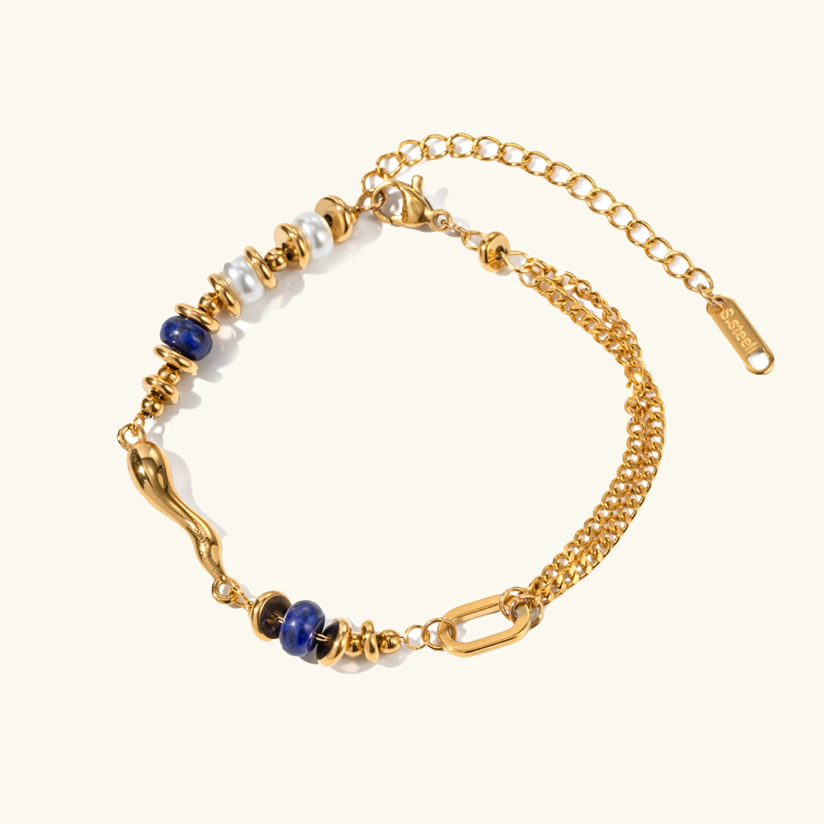 [Royal&Vicky]Quintessa Mehrreihiges Perlenarmband