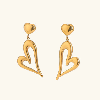 [Royal&Vicky]ビーナスゴールドハートピアス