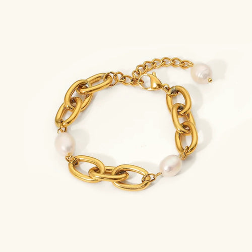 [Royal&Vicky]Ysabel Chunky Freshwater Pearl Bracelet