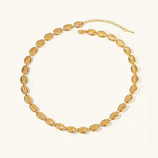 [Royal&Vicky]Pacifica Gold Seashell Necklace