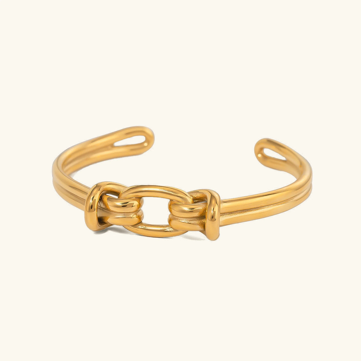 [Royal&Vicky]Luce Gold Knot Armreif