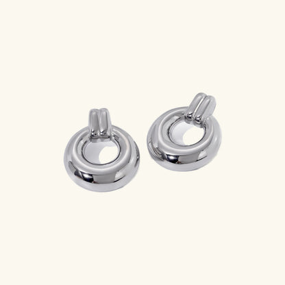 [Royal&Vicky]Lillian Silver Earrings