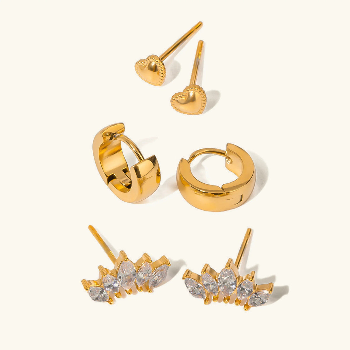[Royal&Vicky]Lyanna Diamant-Ohrring-Set