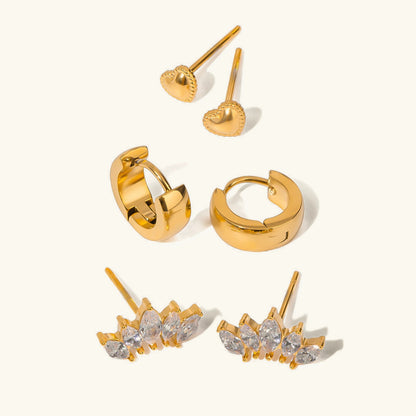 [Royal&Vicky]Lyanna Diamant-Ohrring-Set