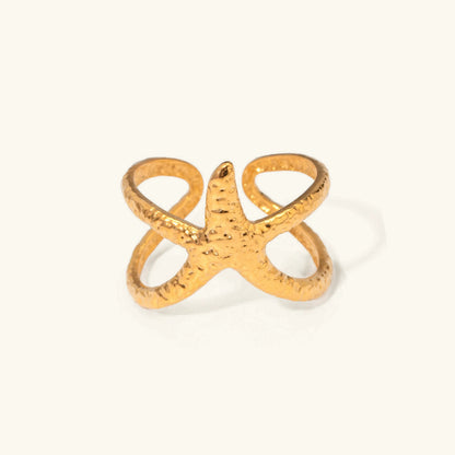 [Royal&Vicky]Aurelie Gold Seestern-Ring