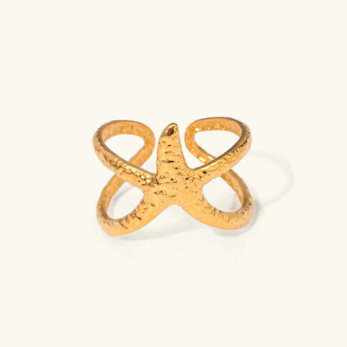 [Royal&Vicky]Aurelie Gold Seestern-Ring