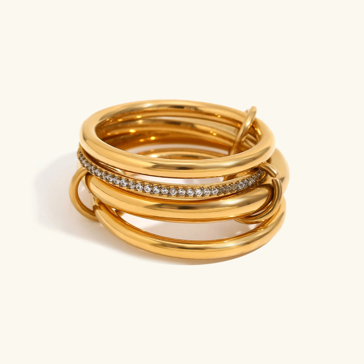 [Royal&Vicky]Diamantring Christabel Set