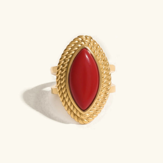 [Royal&Vicky]Heidi Marquise Gold Ring