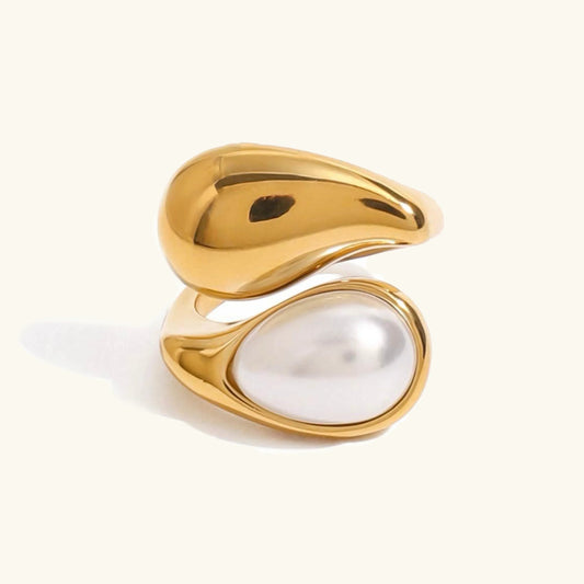 [Royal&Vicky]Mara Amber Pearl Ring