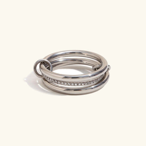 [Royal&Vicky]Evadne Diamantring-Set