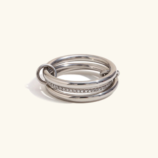 [Royal&Vicky]Evadne Diamond Ring Stack