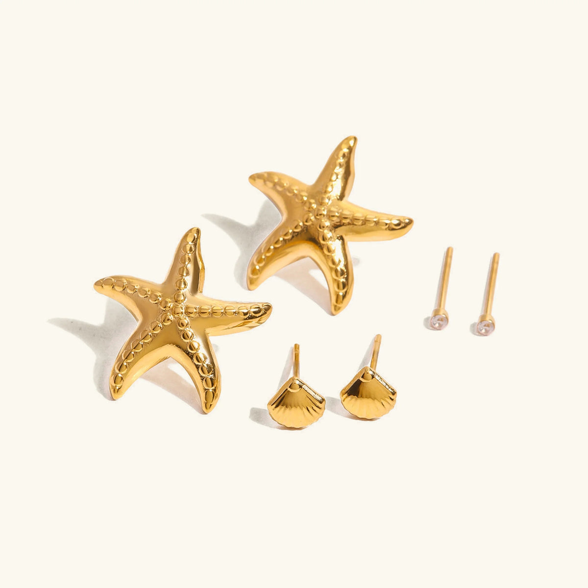 [Royal&Vicky]Arielle Ocean-Inspired Earring Bundle