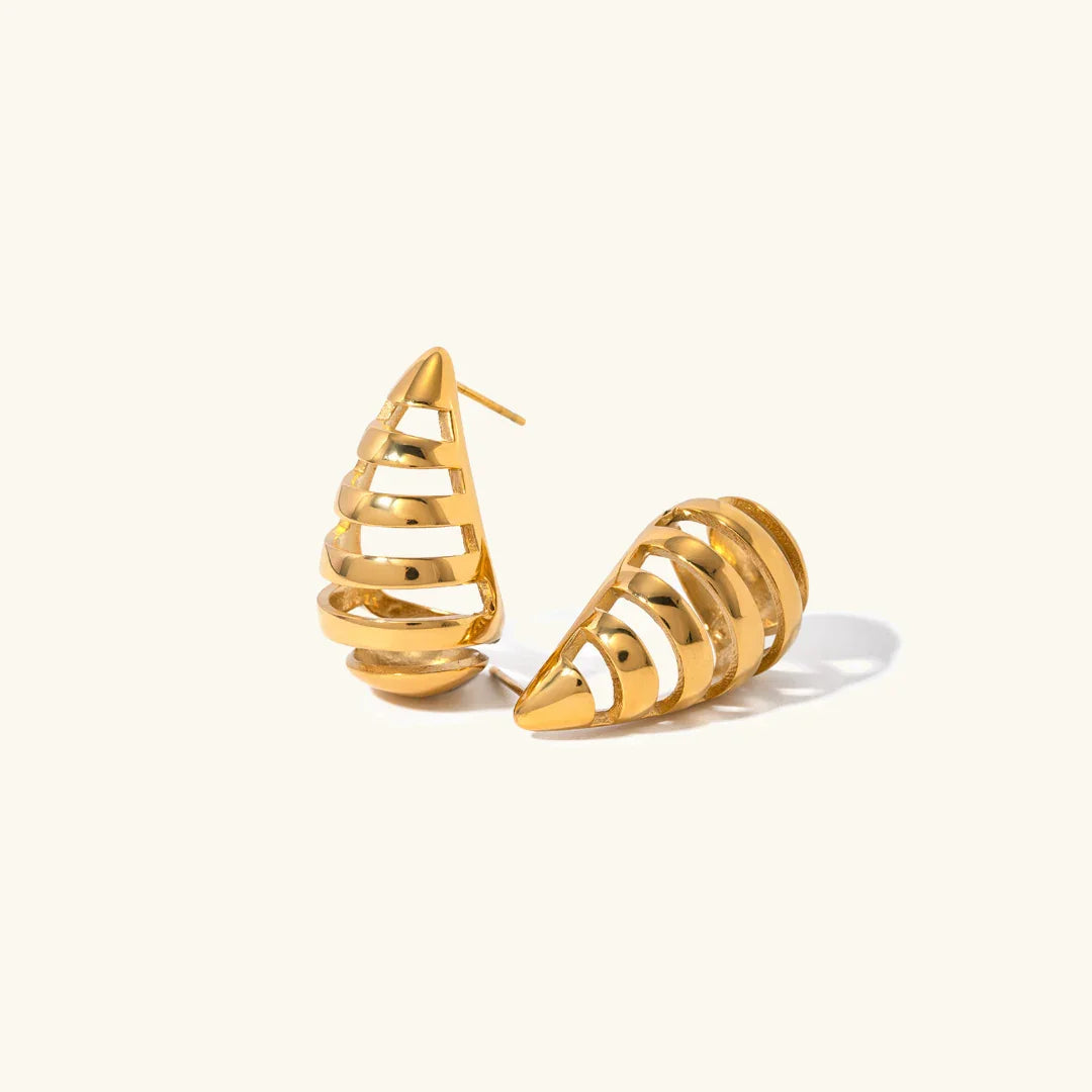 [Royal&Vicky]Katrin Drop Gold Earrings