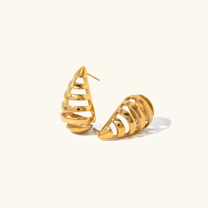 [Royal&Vicky]Katrin Drop Gold Earrings