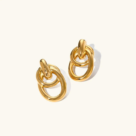 [Royal&Vicky]Amarelda Gold Earrings