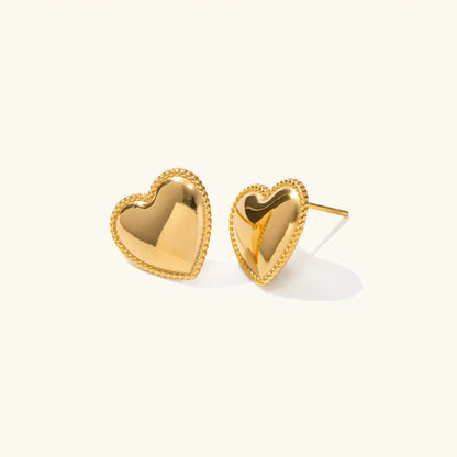 [ロイヤル＆ヴィッキー] ルースハートゴールドピアス