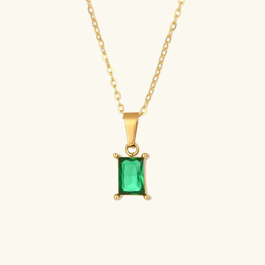 [Royal&Vicky]Emi Green Necklace