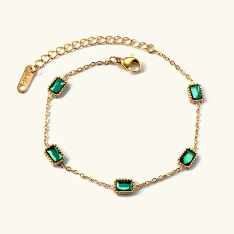 [Royal&Vicky]Erin grünes Armband