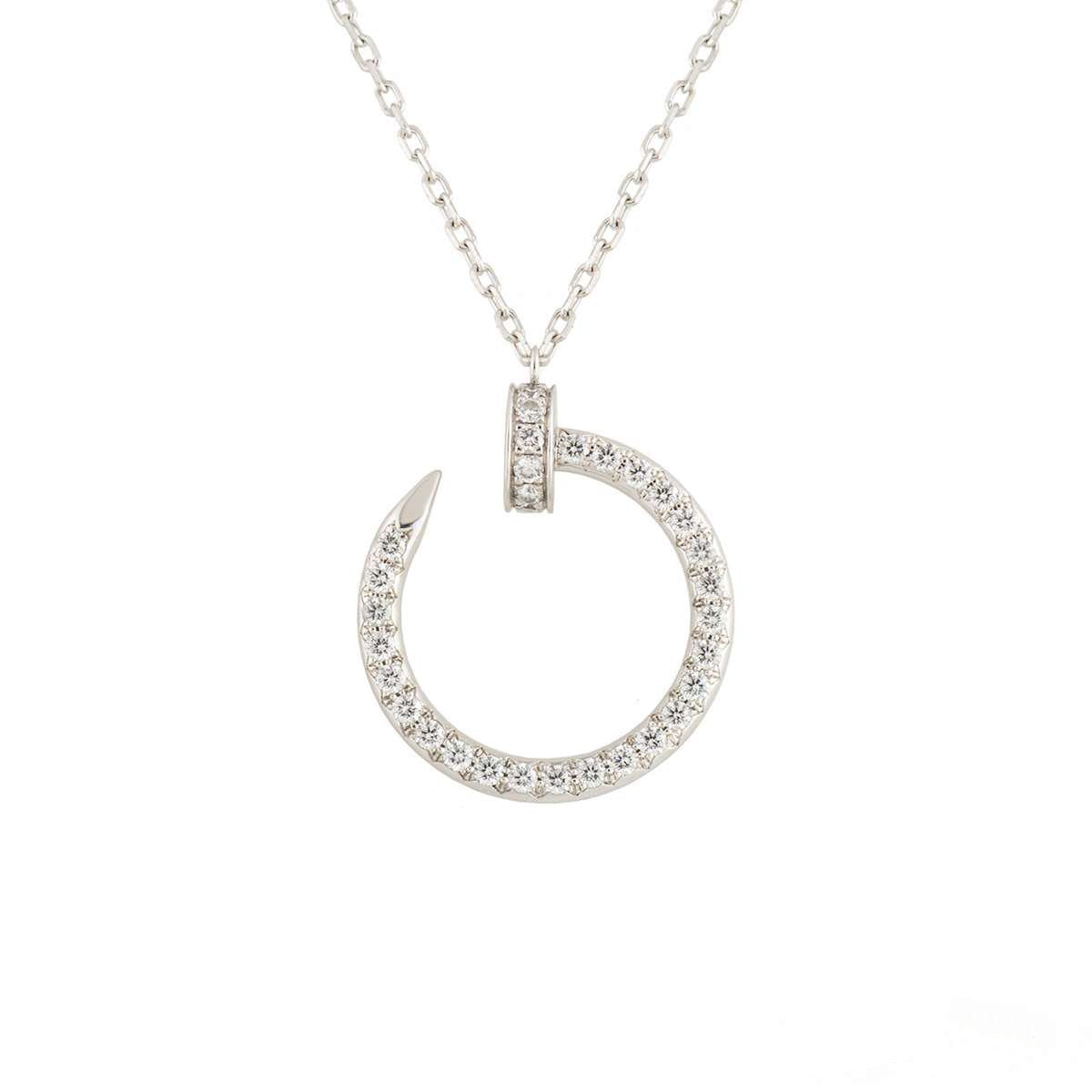 [ROYAL]JUSTE NECKLACE SILVER DIAMONDS