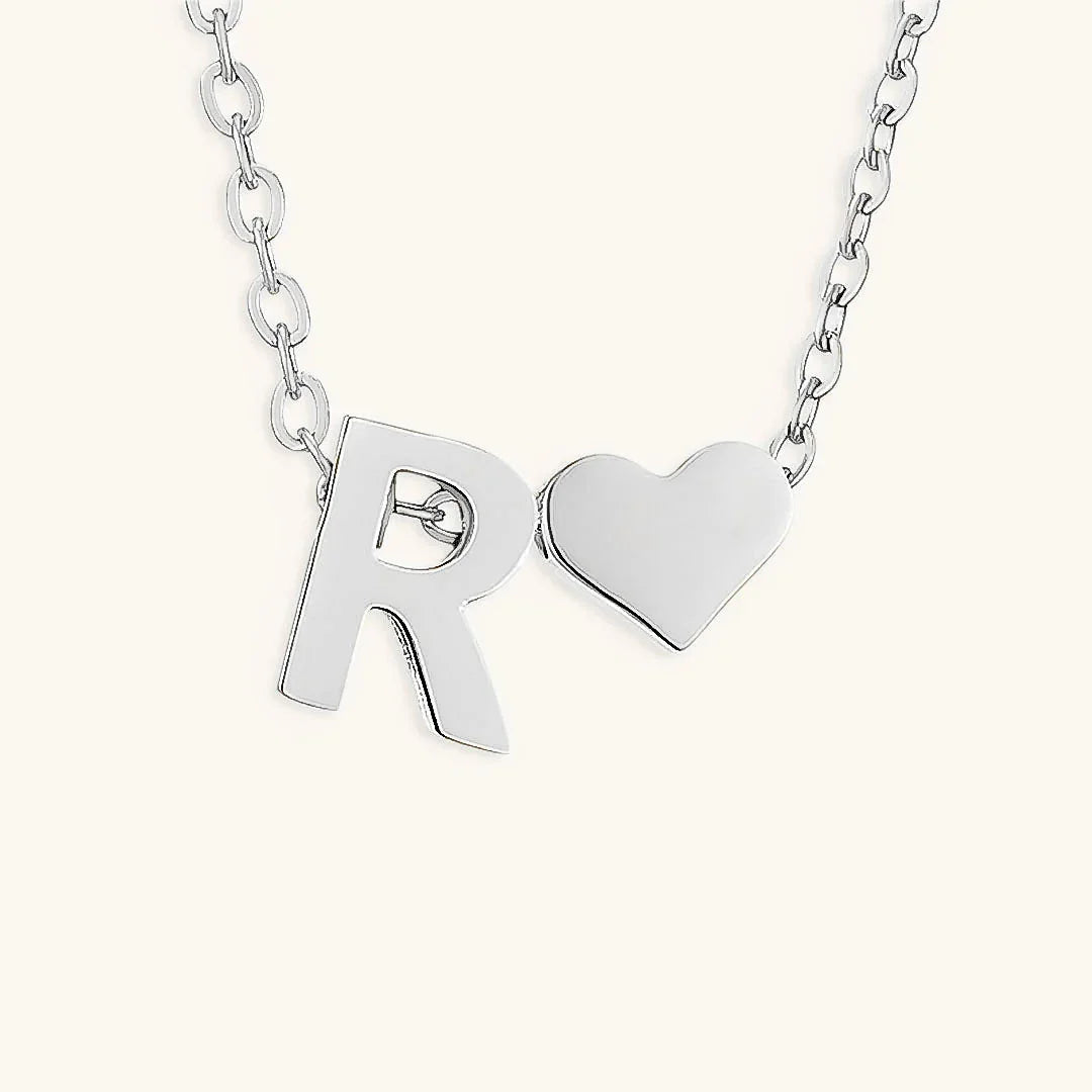 [Royal&Vicky]Ria Initial Letter Gold Necklace