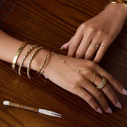 [Royal&Vicky]Cressida Diamant-Handkette