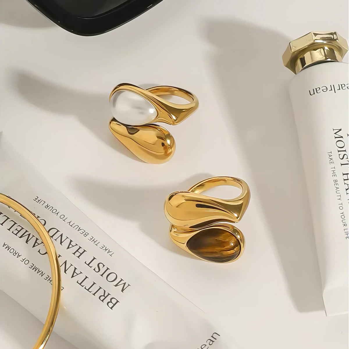 [Royal&Vicky] Mara Amber Perlenring
