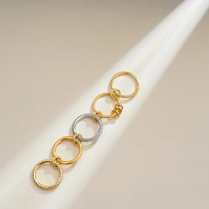 [Royal&Vicky]Blaise Ring mit gestapelten Diamanten
