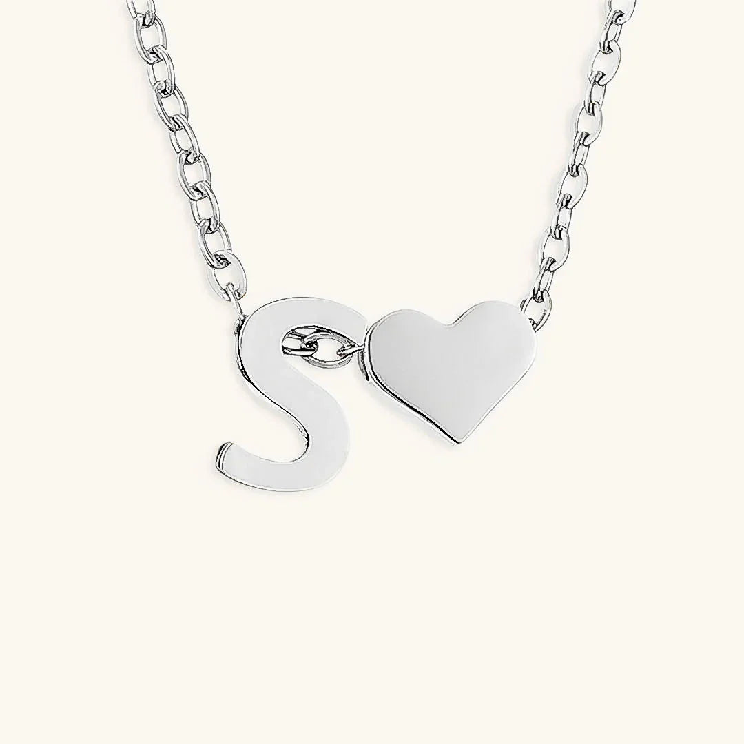 [Royal&Vicky]Ria Initial Letter Gold Necklace