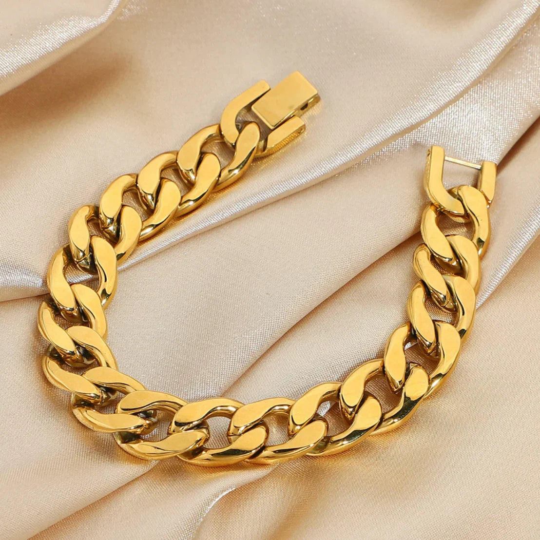 [Royal&Vicky]Kayle Gold Chain Bracelet