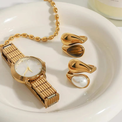 [Royal&Vicky] Mara Amber Perlenring