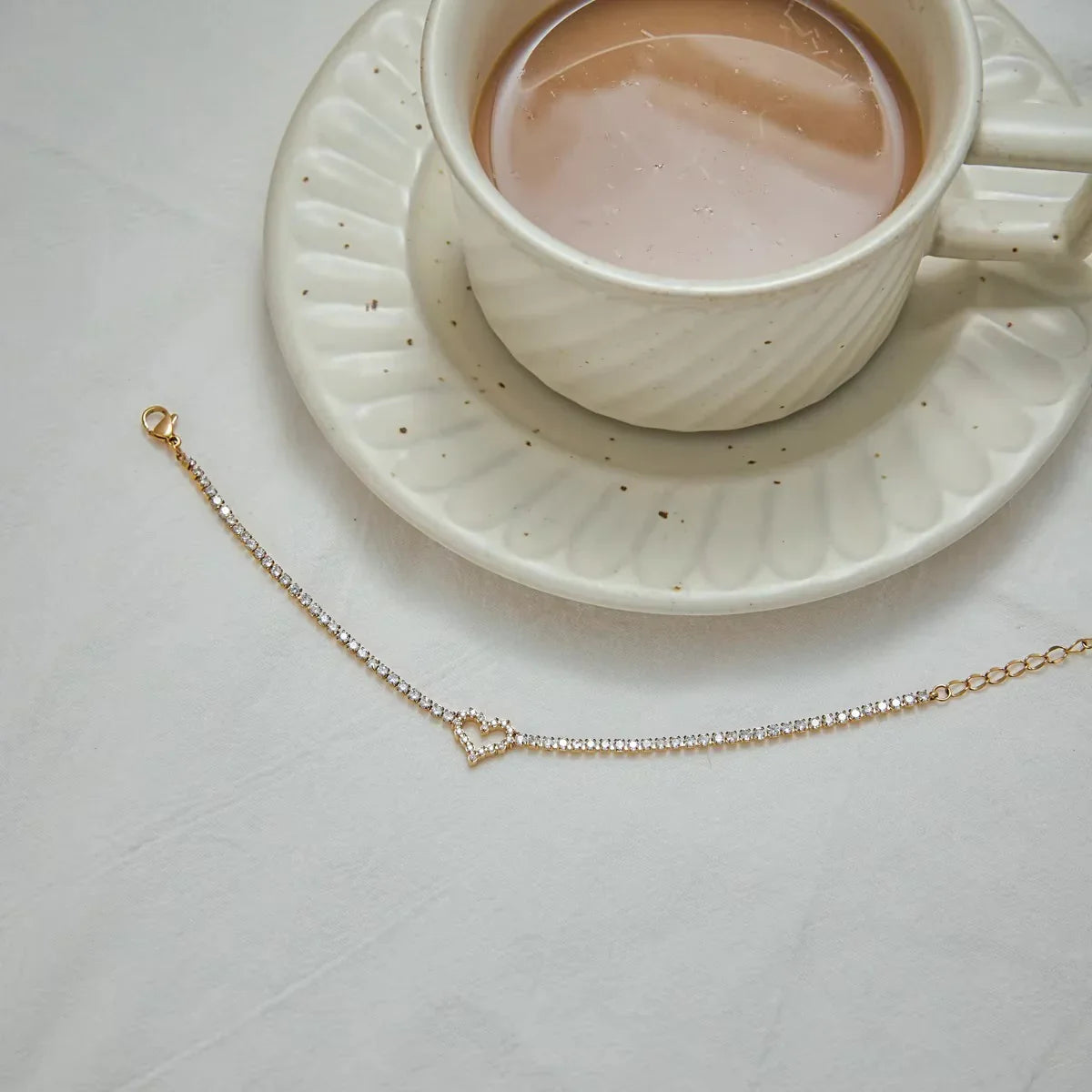 [Royal&Vicky]Patrice Diamant-Herzarmband