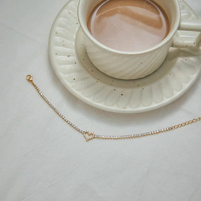 [Royal&Vicky]Patrice Diamant-Herzarmband