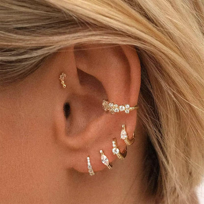 [Royal&Vicky]Mariah Mini-Diamant-Creolen