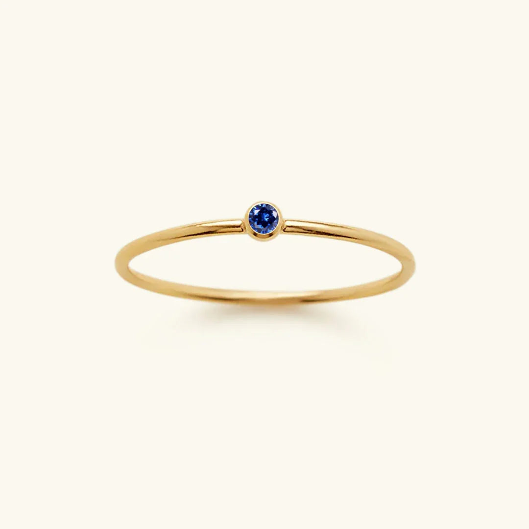 [Royal&Vicky]Amelia Birthstone Stacker Ring