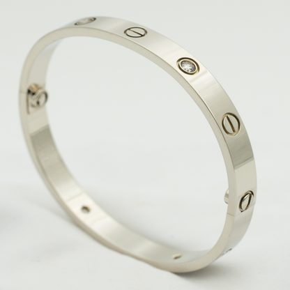 [Royal&Vicky]LOVE BRACELET 6.1MM 4 DIAMONDS