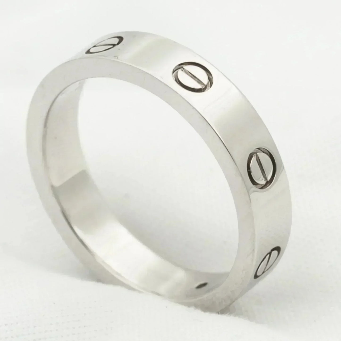 [ROYAL]LOVE RING 4MM 1 DIAMOND SILVER