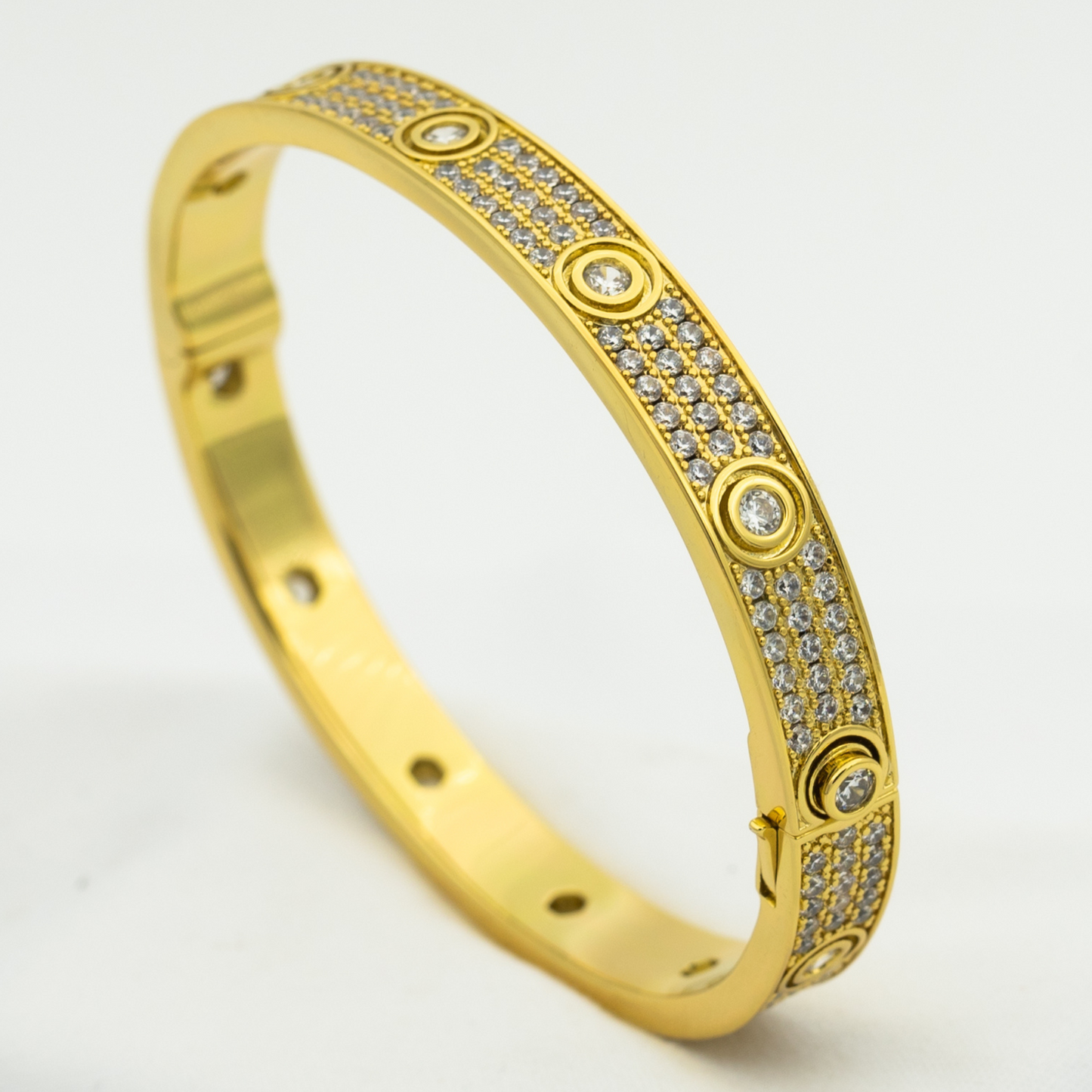 [Royal]LOVE BRACELET 6.1MM DIAMOND-PAVED 10 BIG DIAMONDS