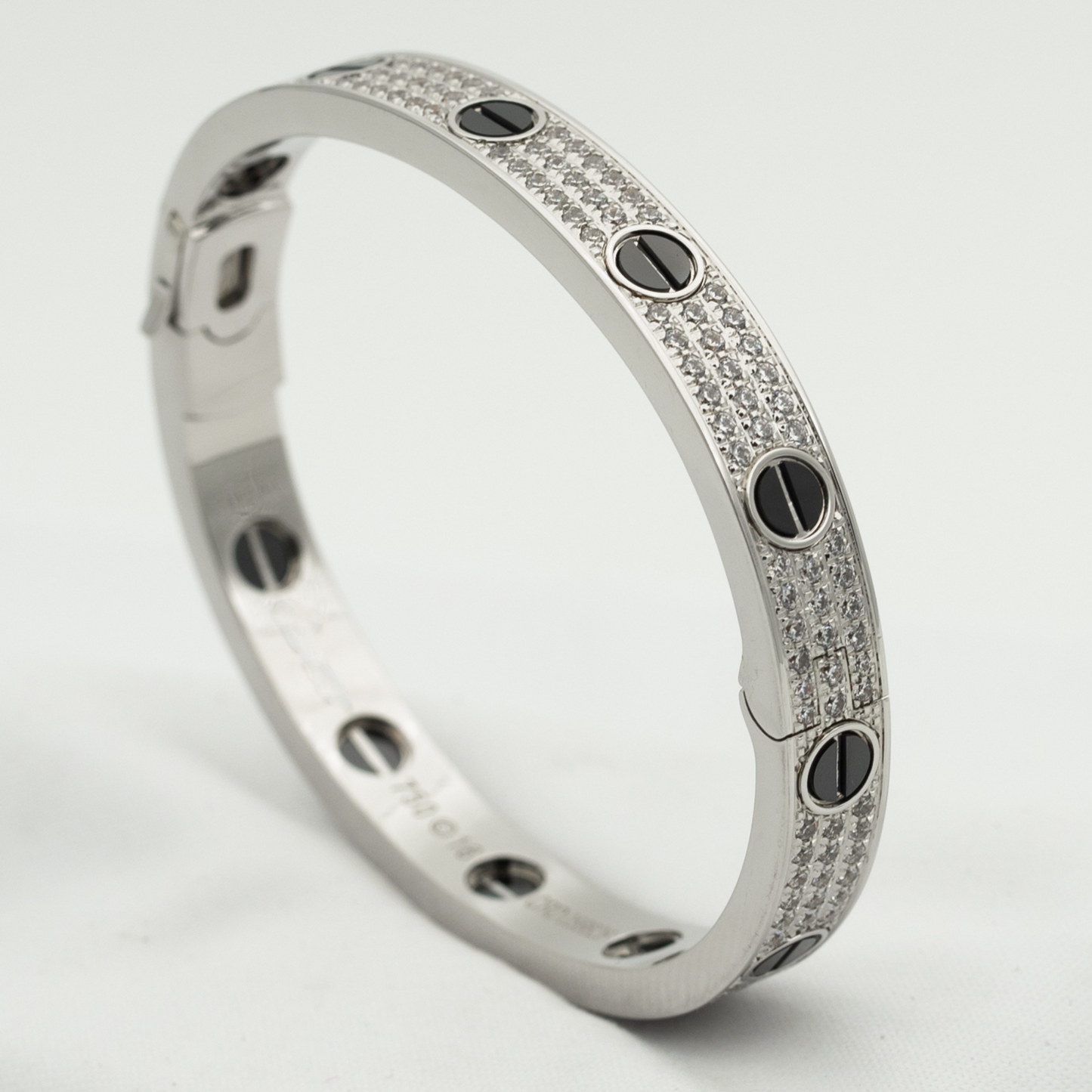 [Royal]LOVE BRACELET 6.1MM DIAMOND-PAVED CERAMIC