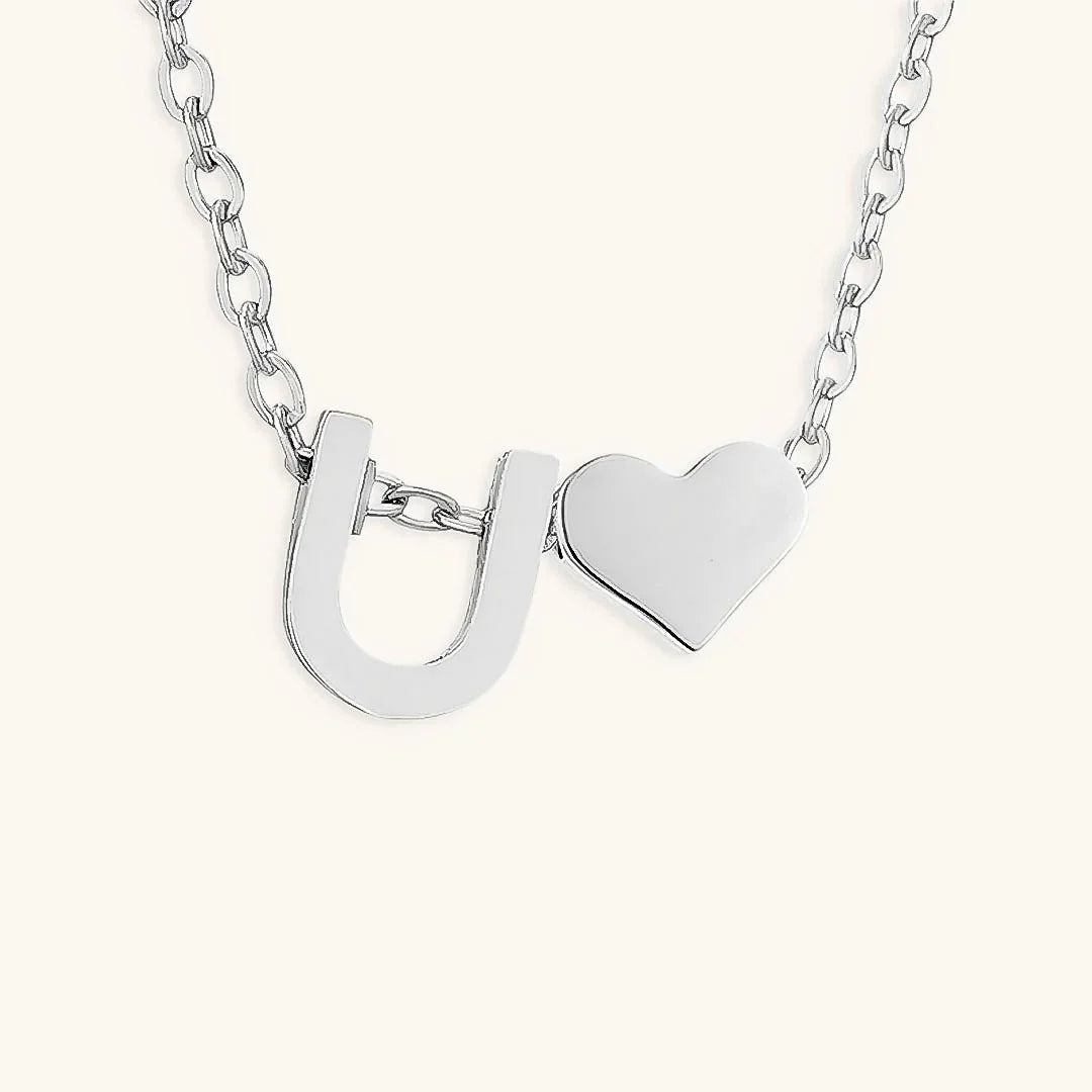 [Royal&Vicky]Ria Initial Letter Gold Necklace