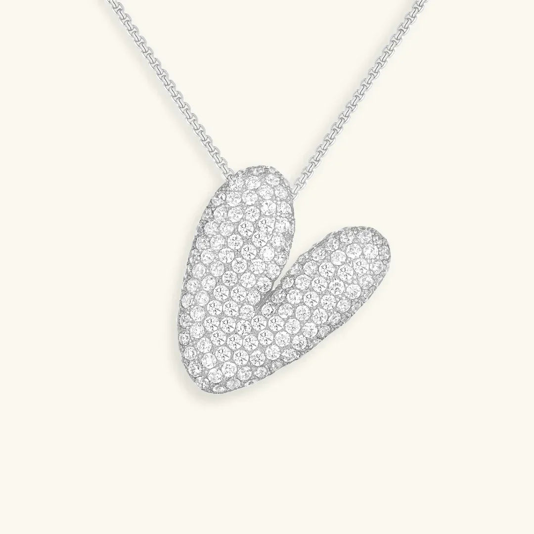 [Royal&Vicky]バブルイニシャルダイヤモンドネックレス