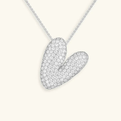 [Royal&Vicky]バブルイニシャルダイヤモンドネックレス