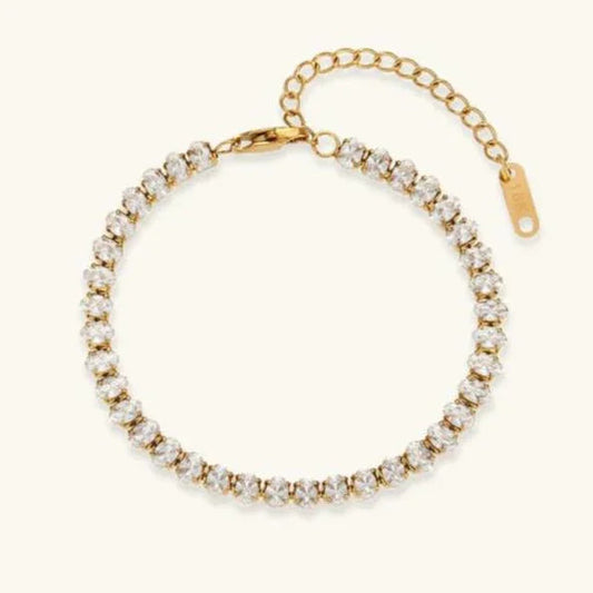 [Royal&Vicky]Wisteria Diamond Tennis Bracelet